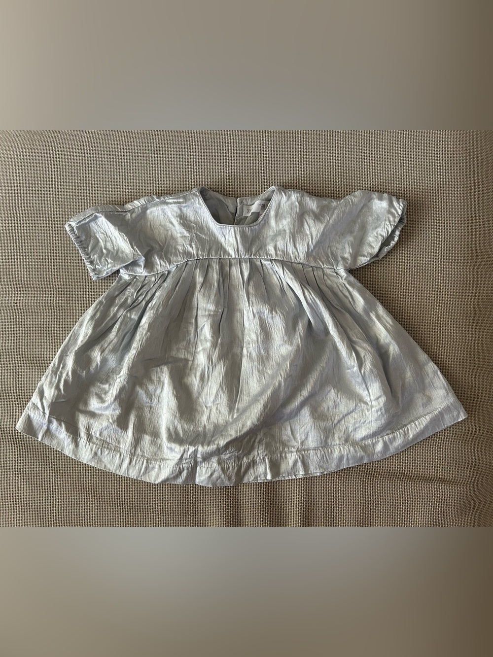 Zara Silver Shimmer Toddler Dress